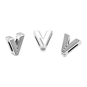 🔠 Pandora Reflexions Letter V Clip Charm